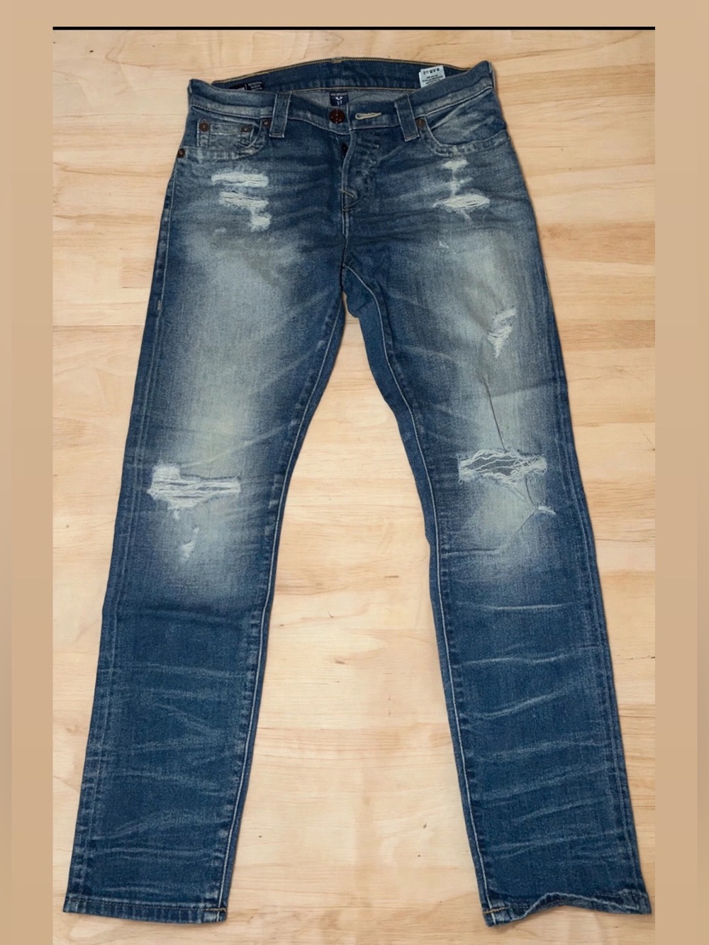 True Religion Cameron Slim Boyfriend Size 27